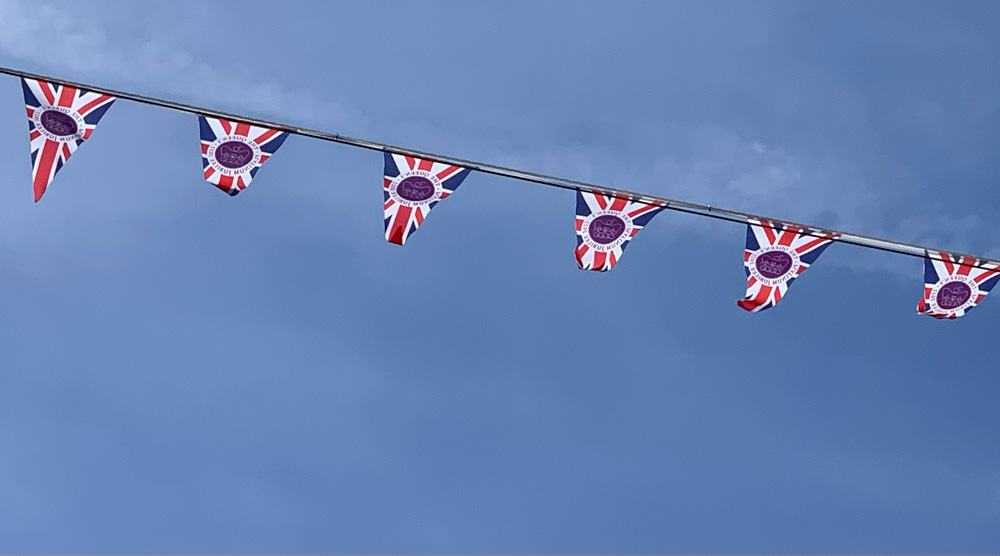 Bunting for the Jubilee