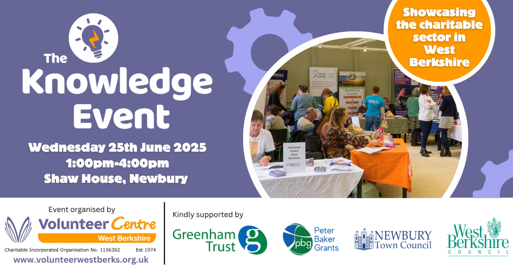 Discover West Berkshire’s charitable sector at The Knowledge Event tomorrow